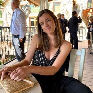 Lulu's Black and Gold Embellished Dress